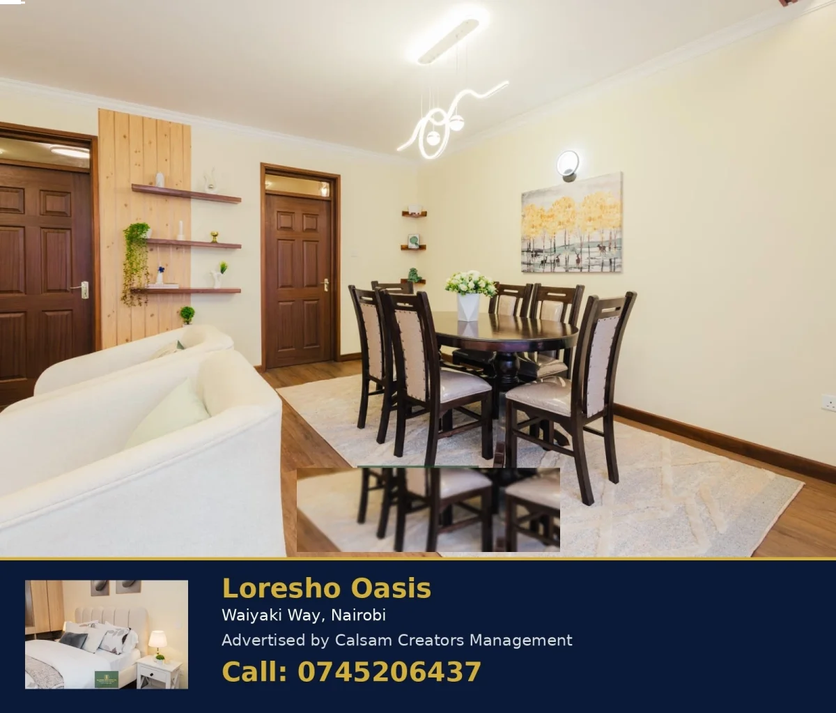 Loresho Oasis – 3 Bedroom Apartments for Rent
