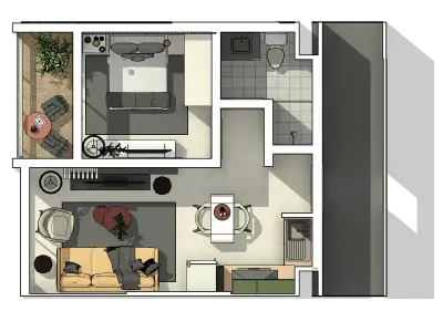 Modern 1 Bedroom Apartment for Sale in Kilimani — Photo 2