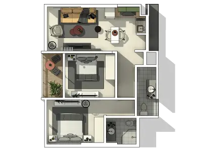 Modern 2 Bedroom Apartment for Sale in Kilimani — Photo 2